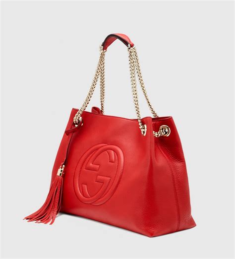 sac gucci soho rouge|gucci handbags.